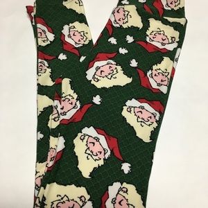 LuLaRoe Tween Leggings - Santa